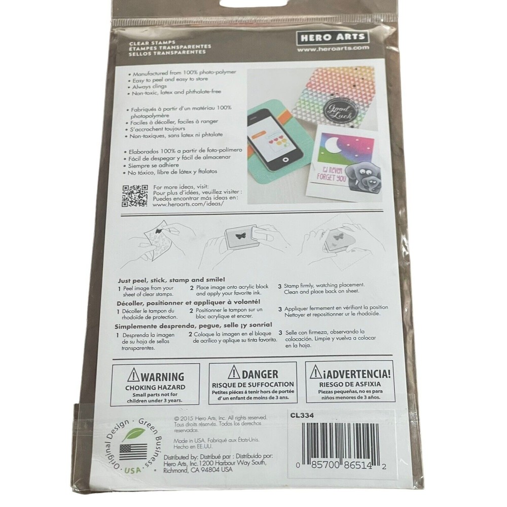 Hero Arts Clear Stamps Set Mother’s Day Mom Grandma Flowers CL334 New 2015 - Picture 4 of 5